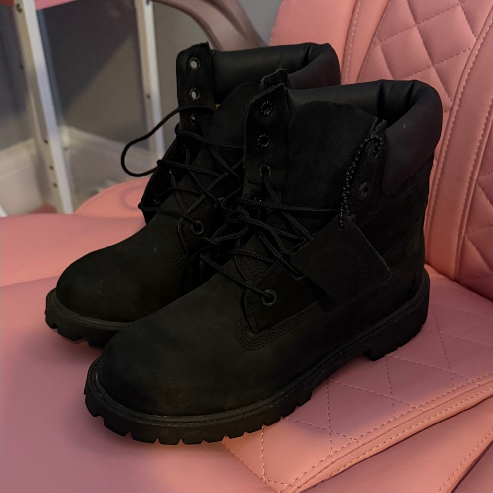 Black Timberland® Premium 6-Inch Boot - Picture 2 of 6